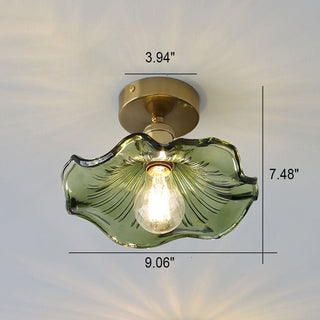 Zenith - Hibiscus - Glas - Deckenlampe - Deckenleuchte - Transparant - Müller Mode
