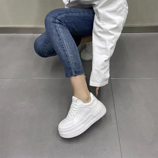 Zephanie - Ganz Weiße Freizeit - Sneakers - Plateau - Stil - Sneakers - Weiß - Müller Mode
