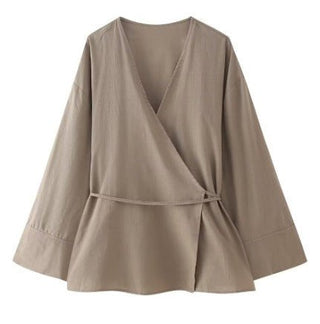 Zoey - Langes Set - Kimono - Kleidung - Sets - Grau - Müller Mode