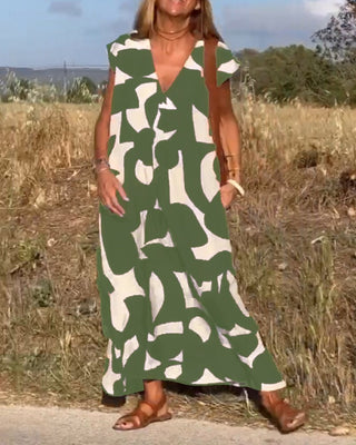 Zoey - Maxikleid - Casual Eleganz - Kleider - Grün - Müller Mode