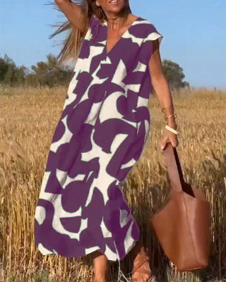 Zoey - Maxikleid - Casual Eleganz - Kleider - Lila - Müller Mode