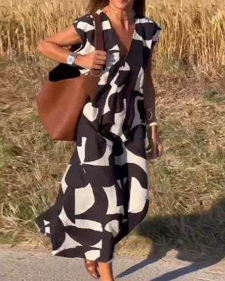 Zoey - Maxikleid - Casual Eleganz - Kleider - Schwarz - Müller Mode