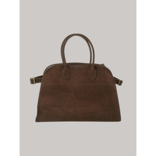 Zowie Doppelter Riemen Samt Tasche - Schultertaschen - Braun - Müller Mode