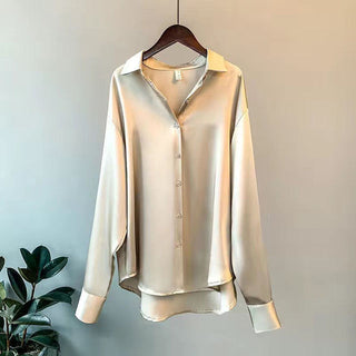 Nympha Fließende Langärmelige Bluse