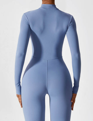 Wanda Zip-Up Ganzkörperanzug-Sportbekleidung-Langarm-Müller Mode