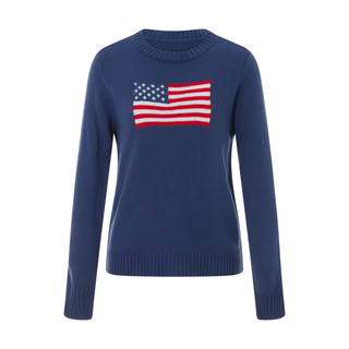 Noemi - Strickpullover - Amerikanische Flagge