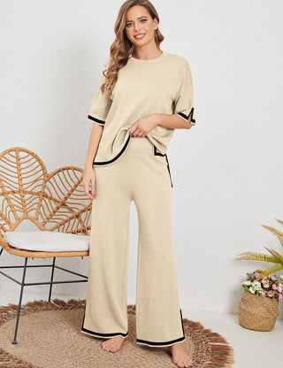 Eloise - Passendes T-Shirt & Hose - Loungewear Set