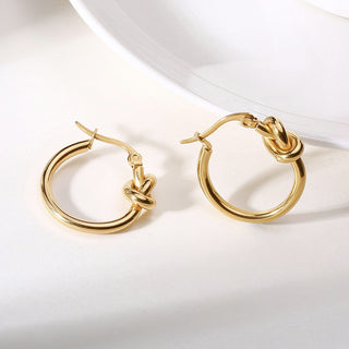 Micara - Knotty Hoops - Ohrringe