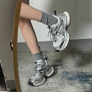 Alora Mesh-Sneaker mit dicker Sohle