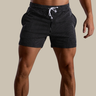 Ludwig Gestreifte hosen mit Kordelzug