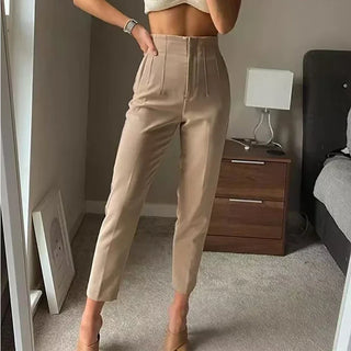 Maryanne - Formelle Cropped-Hose - Hochtaillierter Stil