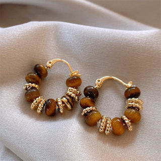 Micara - Bronze Beads - Ohrringe