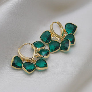 Micara - Emerald Glitz - Ohrringe