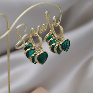 Micara - Emerald Glitz - Ohrringe