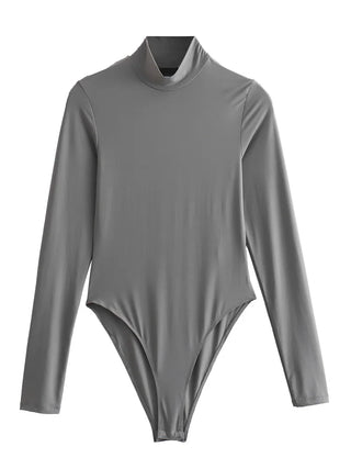 Shiloh - Langärmeliger Bodysuit - Kragen mit Rollkragen