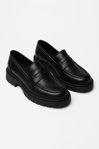 Sjoerd Leder Loafer mit Profilsohle
