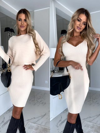 Fanny - Ärmelloses Kleid - Gratis Pullover