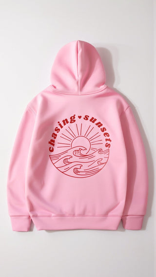 Abigail Bestickter Kapuzenpullover - Sweatshirts & Hoodies - Hellrosa - Müller Mode
