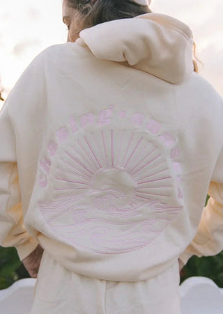 Abigail - Kapuzenpulli - Sonnenuntergang zurück - Sweatshirts & Hoodies - Creme - Müller Mode