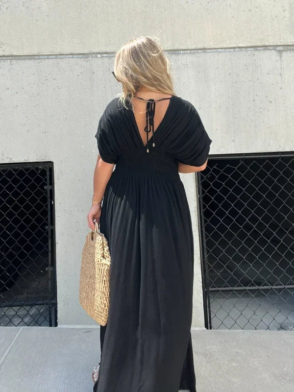 Ada Gesmoktes Maxikleid
