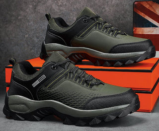 Albin – Outdoor - Schuhe für Herren – Atmungsaktiv - Wander - & Bergschuhe - Grün - Müller Mode