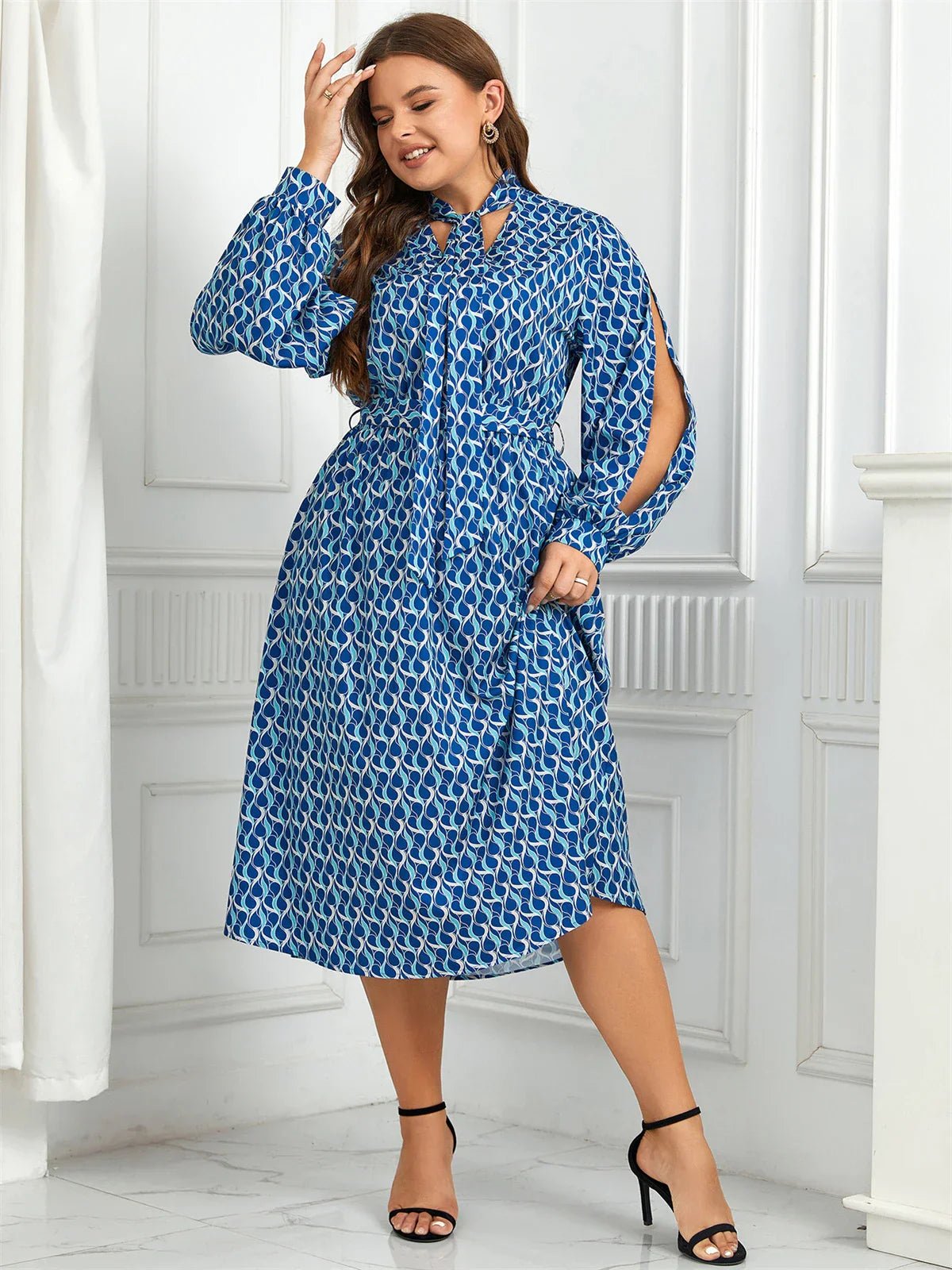 Alea Bedrucktes Midikleid