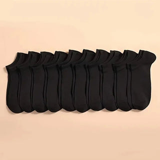 Alex - Niedrig Geschnittene Socken - Solider Unisex - Stil - Zubehör - Schwarz - Müller Mode