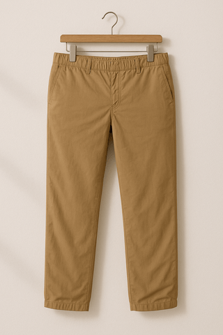 Alexander Freizeithose mit Elastischem Bund - Hosen - Khaki - Müller Mode
