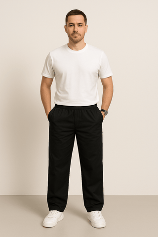 Alexander Freizeithose mit Elastischem Bund - Hosen - Schwarz - Müller Mode