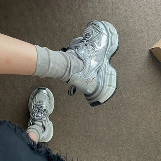 Alora Mesh - Sneaker mit dicker Sohle - Sneakers - Silber - Müller Mode