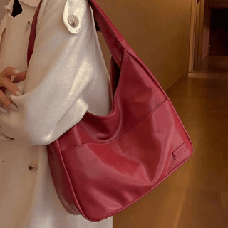 Amity - Umhängetasche - Großes Fassungsvermögen - Schultertaschen - Rot - Müller Mode