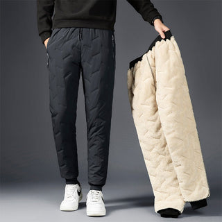 Anders – Unisex - Thermohose für den Winter – Fleecefutter - Jogginghosen - Grau - Müller Mode