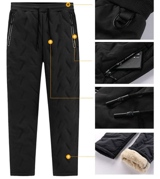 Anders – Unisex - Thermohose für den Winter – Fleecefutter - Jogginghosen - Grau - Müller Mode