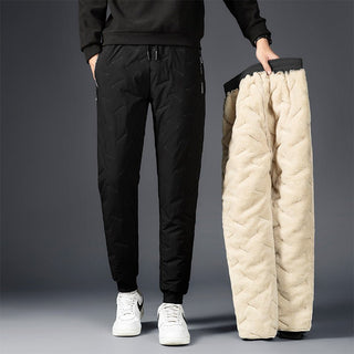 Anders – Unisex - Thermohose für den Winter – Fleecefutter - Jogginghosen - Schwarz - Müller Mode