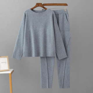 Arisha - Pullover - und Hosen - Set - Sets - Blau - Müller Mode