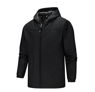 August - Regenjacke für Männer - Leichte Jacken - Schwarz - Müller Mode