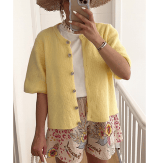 Babette - Strickjacke - Leichte Jacken - Gelb - Müller Mode