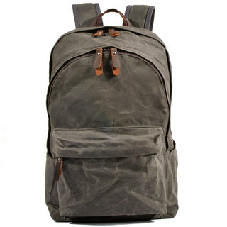 Beckett - Vintage Outdoor - Rucksack - Feuchtigkeitsbeständiges Canvas - Rucksäcke - Armee Grün - Müller Mode
