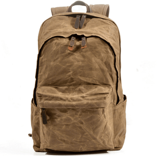 Beckett - Vintage Outdoor - Rucksack - Feuchtigkeitsbeständiges Canvas - Rucksäcke - Khaki - Müller Mode