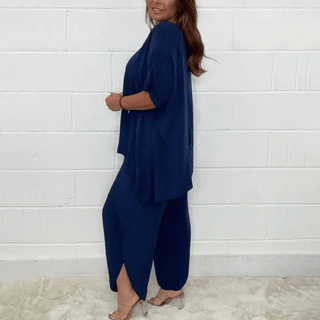 Bente - Set - Eleganz und Komfort - Atmungsaktive Viskose - Sets - Dunkelblau - Müller Mode