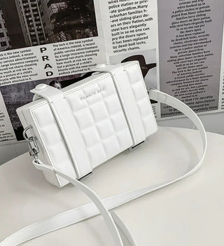 Blake - Box - Förmige Tasche - Unisex Crossbody - Schultertaschen - Weiß - Müller Mode