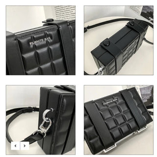 Blake - Box - Förmige Tasche - Unisex Crossbody - Schultertaschen - Weiß - Müller Mode
