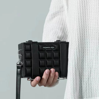 Blake - Box - Förmige Tasche - Unisex Crossbody - Schultertaschen - Weiß - Müller Mode