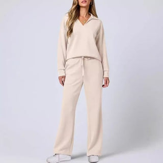 Briar - Lässiger Pullover & Hose - Reise - & Lounge - Set - Sets - Hellblau - Müller Mode