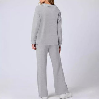 Briar - Lässiger Pullover & Hose - Reise - & Lounge - Set - Sets - Hellblau - Müller Mode