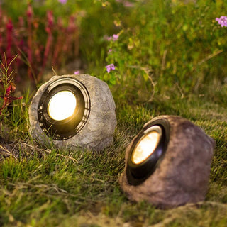 BrightStone - Solar - LED - Lampe - Außenbeleuchtung - Grau - Müller Mode