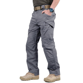 Callum - Wasserdichte Cargohose - Bewegungsfreundlich - Cargohosen - Grau - Müller Mode