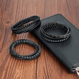 CalmEssence - Beruhigende Armbänder für Angstzustände - Armbänder - Schwarz - Müller Mode