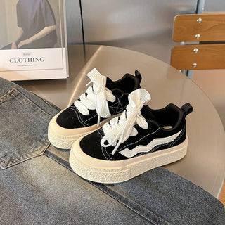 Cameron - Lässige Turnschuhe für Kinder - Plateau - Stil - Sneakers - Schwarz - Müller Mode