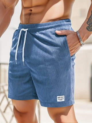 Carl Kordhose mit Kordelzug - Hosen - Blau - Müller Mode